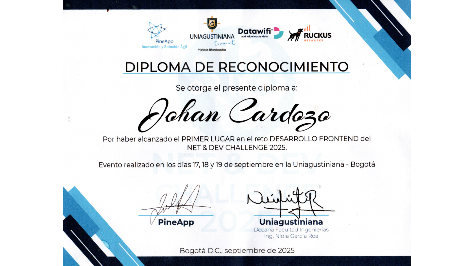 Mikeev Joan Sebastian Cardozo Salinas Reto Desarrollo Frontend - CodeInTheDark